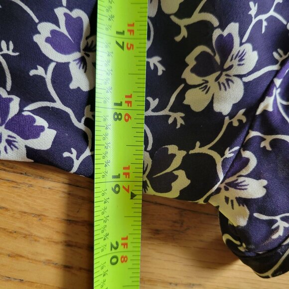 Sundance 100% Silk Floral Wrap Top - Picture 6 of 6